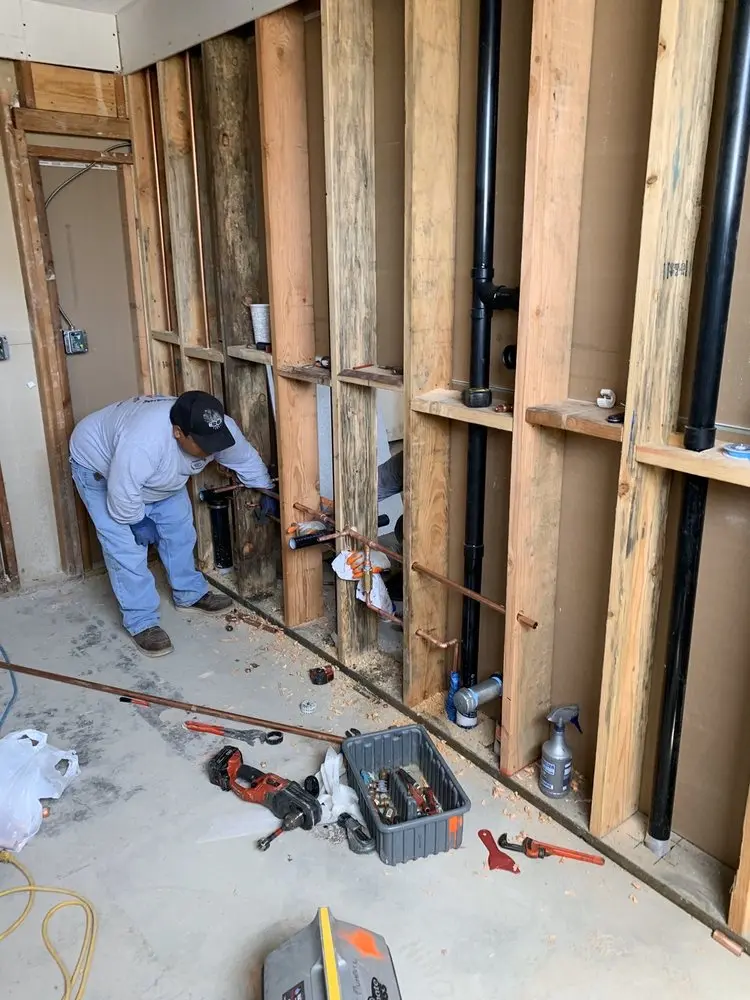 Commercial rough-in plumbing for Gas Line Repair in Botany Hills